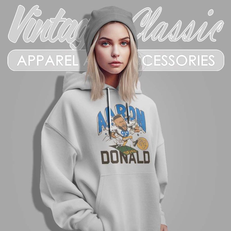 Los Angeles Rams Aaron Donald Homage Caricature Player Hoodie Los Angeles Rams Aaron Donald Homage Caricature Player Hoodie