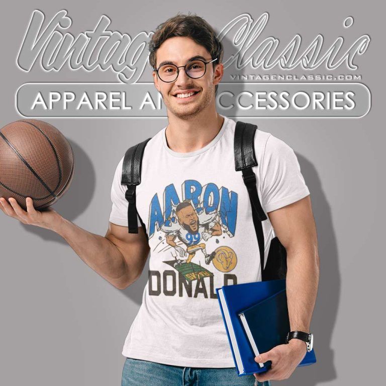 Los Angeles Rams Aaron Donald Homage Caricature Player T Shirt Los Angeles Rams Aaron Donald Homage Caricature Player T Shirt