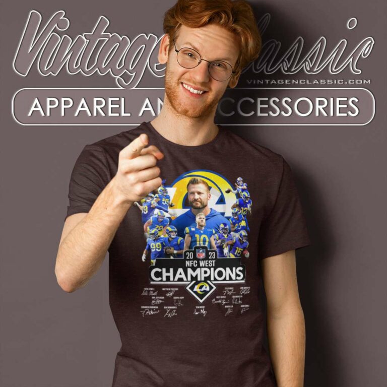 Los Angeles Rams Champions Signature T Shirt Los Angeles Rams Champions Signature T Shirt