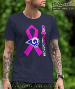 Los Angeles Rams Crush Cancer T Shirt