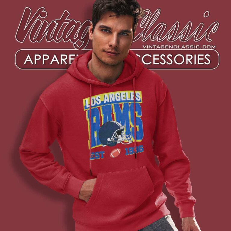 Los Angeles Rams Est 1936 Football Helmet Hoodie Los Angeles Rams Est 1936 Football Helmet Hoodie