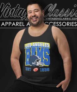 Los Angeles Rams Est 1936 Football Helmet Tank Top Racerback