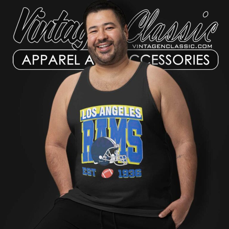 Los Angeles Rams Est 1936 Football Helmet Tank Top Racerback Los Angeles Rams Est 1936 Football Helmet Tank Top Racerback