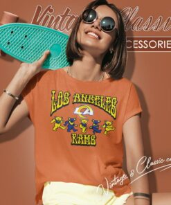 Los Angeles Rams Grateful Dead Dancing Bears Women T Shirt