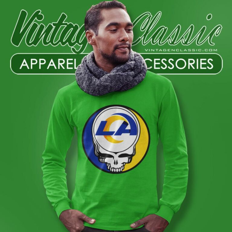 Los Angeles Rams Grateful Dead Steal Your Face Long Sleeve Tee Los Angeles Rams Grateful Dead Steal Your Face Long Sleeve Tee