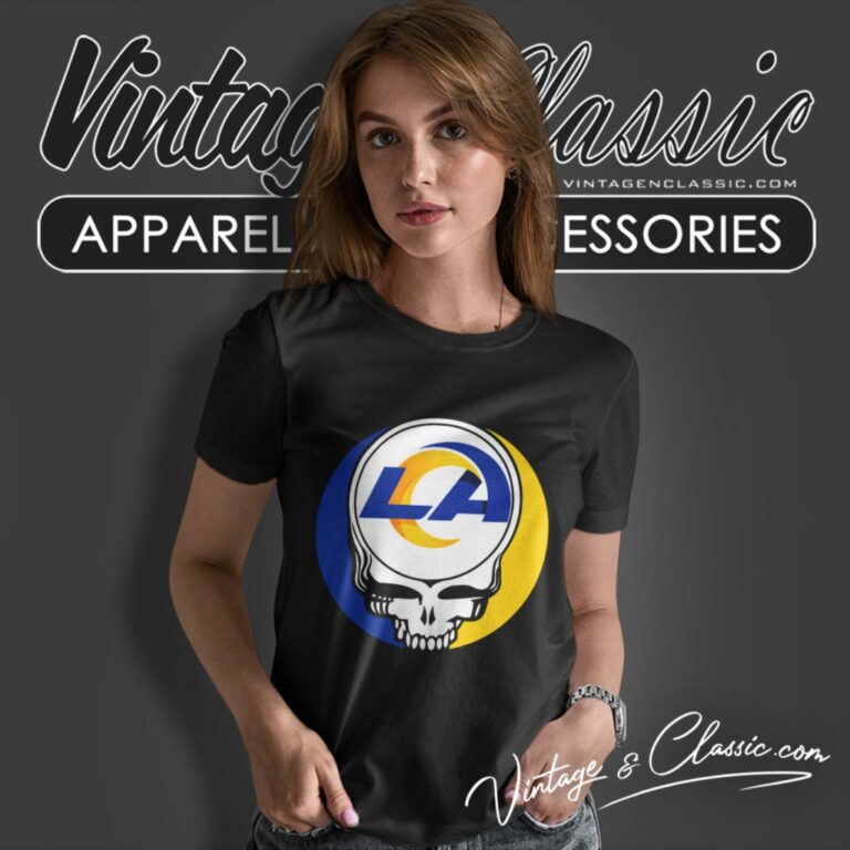 Los Angeles Rams Grateful Dead Steal Your Face Women T Shirt Los Angeles Rams Grateful Dead Steal Your Face Women T Shirt