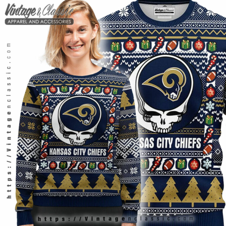 Los Angeles Rams Grateful Dead Ugly Sweater Ugly Sweater shirt Los Angeles Rams Grateful Dead Ugly Sweater Ugly Sweater shirt
