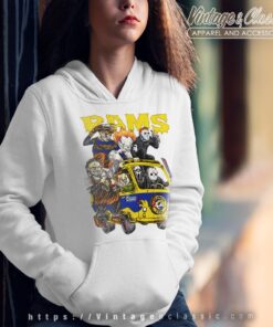 Los Angeles Rams Horror Movies Characters Halloween Shirt Hoodie