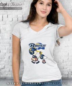 Los Angeles Rams Lets Play Football Together Snoopy Shirt