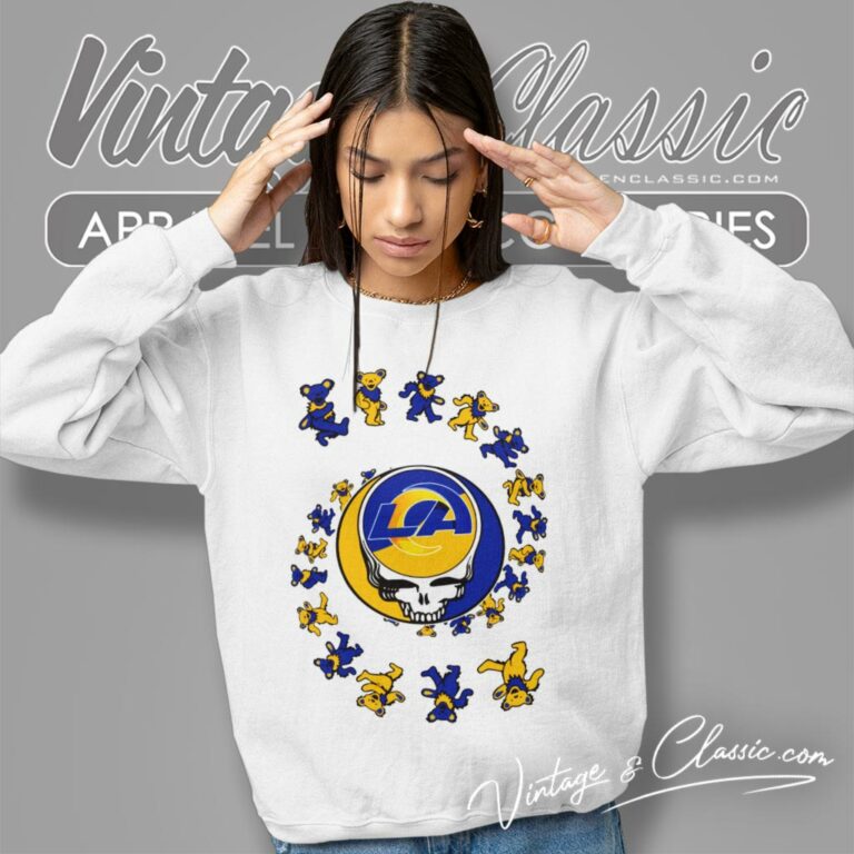 Los Angeles Rams Nfl Grateful Dancing Bears Sweatshirt Los Angeles Rams Nfl Grateful Dancing Bears Sweatshirt