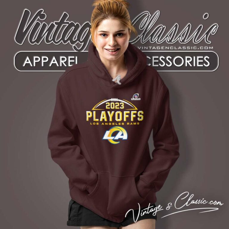 Los Angeles Rams Nfl Playoffs Logo 2023 2024 Hoodie Los Angeles Rams Nfl Playoffs Logo 2023 2024 Hoodie