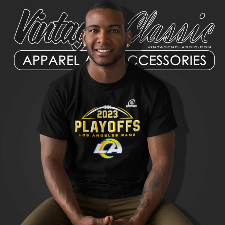 Los Angeles Rams Nfl Playoffs Logo 2023 2024 T Shirt Los Angeles Rams Nfl Playoffs Logo 2023 2024 T Shirt