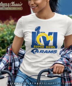 Los Angeles Rams Nfl Super Bowl 56 Lvi Women TShirt