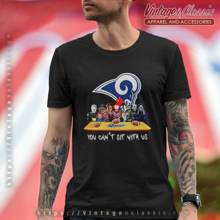 Los Angeles Rams Shirt Horror Movies You Cant Sit With Us T Shirt Los Angeles Rams Shirt Horror Movies You Cant Sit With Us T Shirt