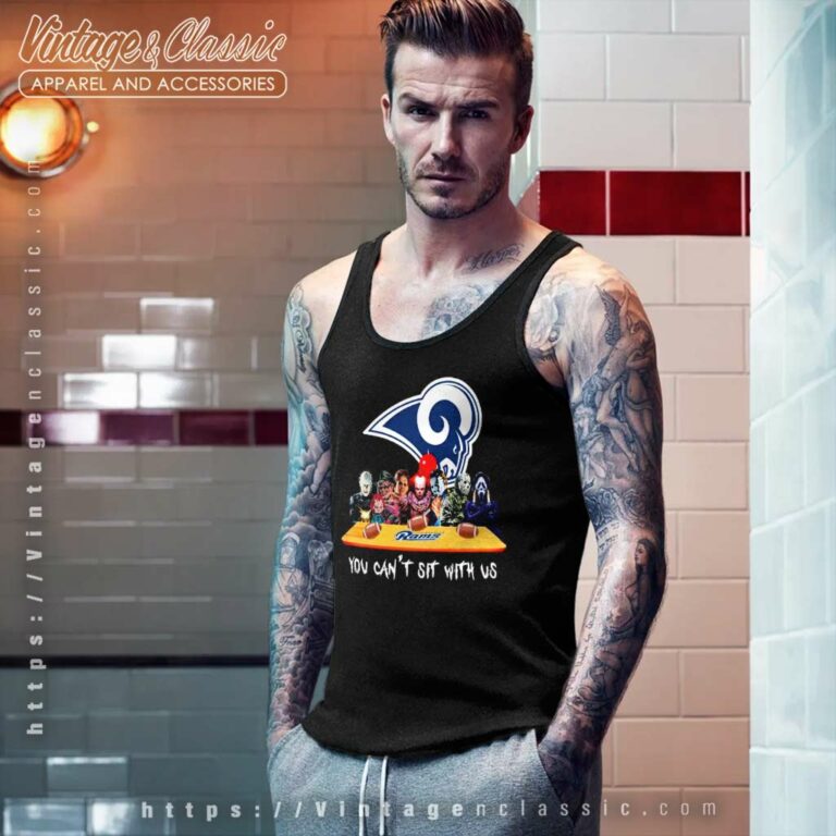 Los Angeles Rams Shirt Horror Movies You Cant Sit With Us Tank Top Racerback Los Angeles Rams Shirt Horror Movies You Cant Sit With Us Tank Top Racerback