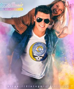 Los Angeles Rams Shirt Nfl Grateful Dead Logo V Neck TShirt