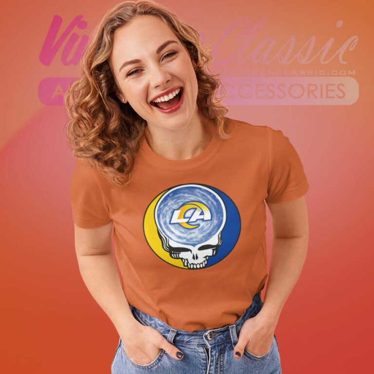 Los Angeles Rams Shirt Nfl Grateful Dead Logo Women TShirt Los Angeles Rams Shirt Nfl Grateful Dead Logo Women TShirt