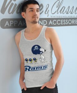 Los Angeles Rams Snoopy Woodstock Team Walking Shirt