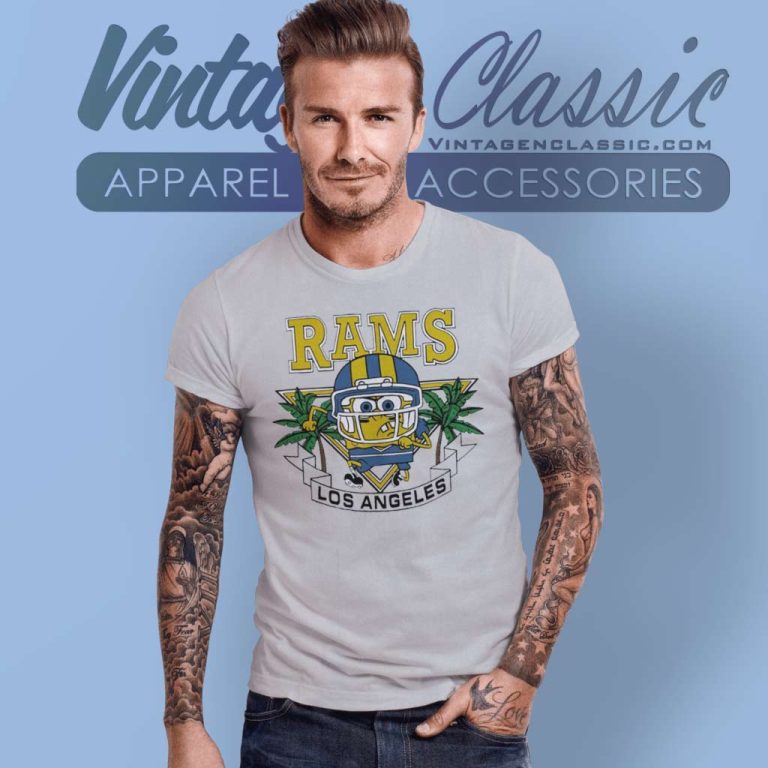 Los Angeles Rams Spongebob T Shirt Los Angeles Rams Spongebob T Shirt