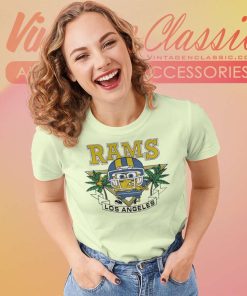 Los Angeles Rams Spongebob Women TShirt