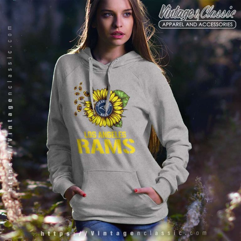 Los Angeles Rams Sunflower Football Nfl Hoodie Los Angeles Rams Sunflower Football Nfl Hoodie