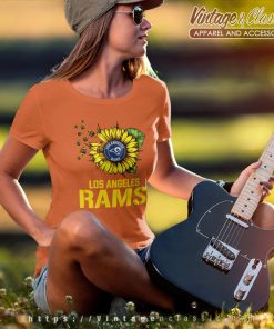 Los Angeles Rams Sunflower Football Nfl Women TShirt