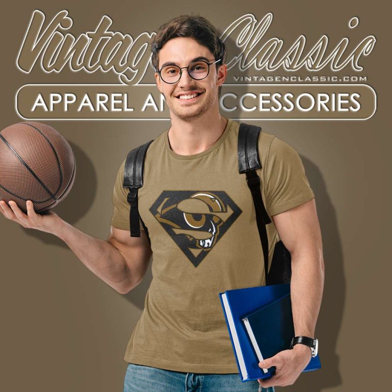 Los Angeles Rams Superman Logo T Shirt Los Angeles Rams Superman Logo T Shirt