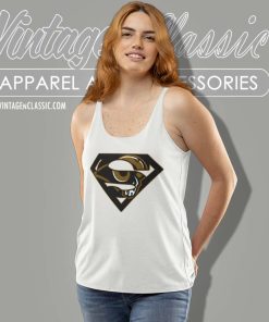 Los Angeles Rams Superman Logo Tank Top Racerback