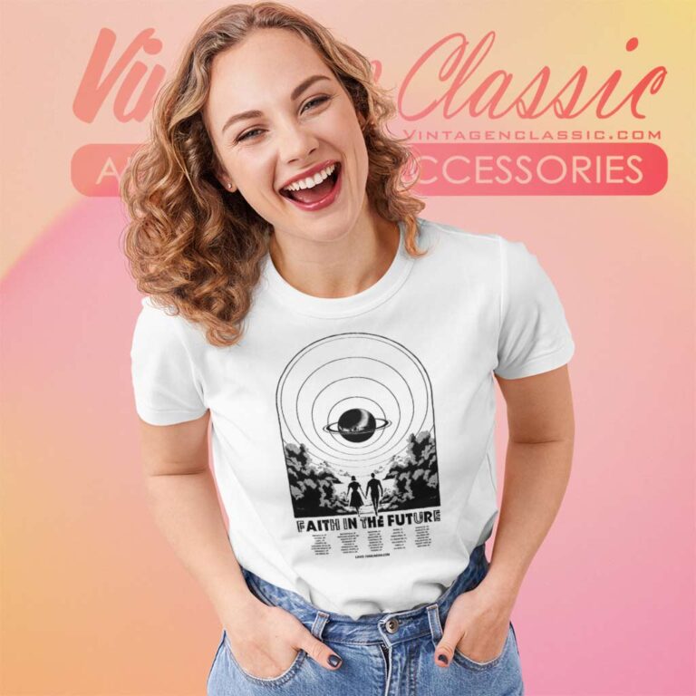 Louis Tomlinson Faith In The Future World Tour Litho Women TShirt Louis Tomlinson Faith In The Future World Tour Litho Women TShirt