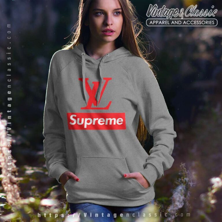 Louis Vuitton And Supreme Hoodie Louis Vuitton And Supreme Hoodie