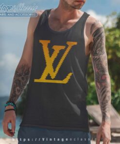 Louis Vuitton Brick Printed Tank Top Racerback