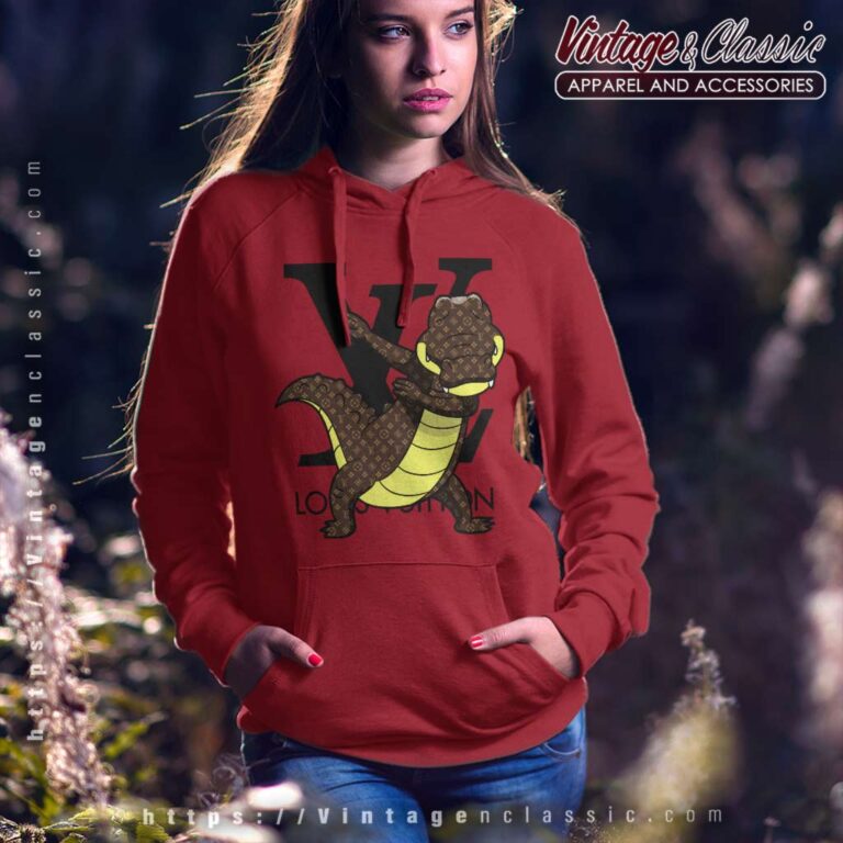 Louis Vuitton Crocodile Dabbing Hoodie Louis Vuitton Crocodile Dabbing Hoodie