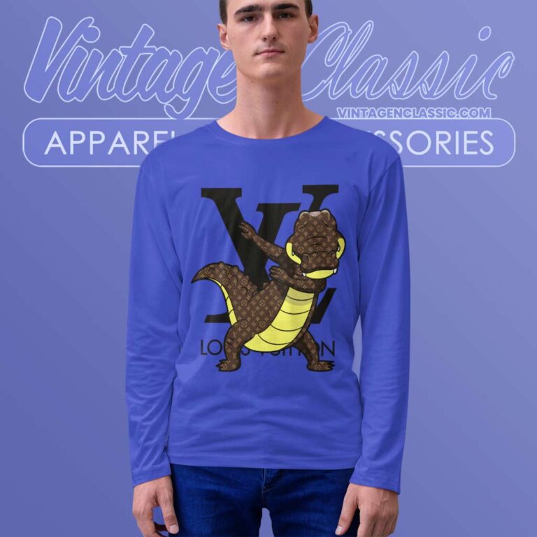 Louis Vuitton Crocodile Dabbing Long Sleeve Tee Louis Vuitton Crocodile Dabbing Long Sleeve Tee