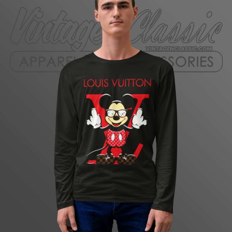 Louis Vuitton Disney Mickey Mouse Long Sleeve Tee Louis Vuitton Disney Mickey Mouse Long Sleeve Tee