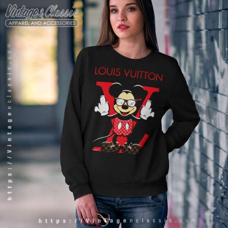 Louis Vuitton Disney Mickey Mouse Sweatshirt Louis Vuitton Disney Mickey Mouse Sweatshirt