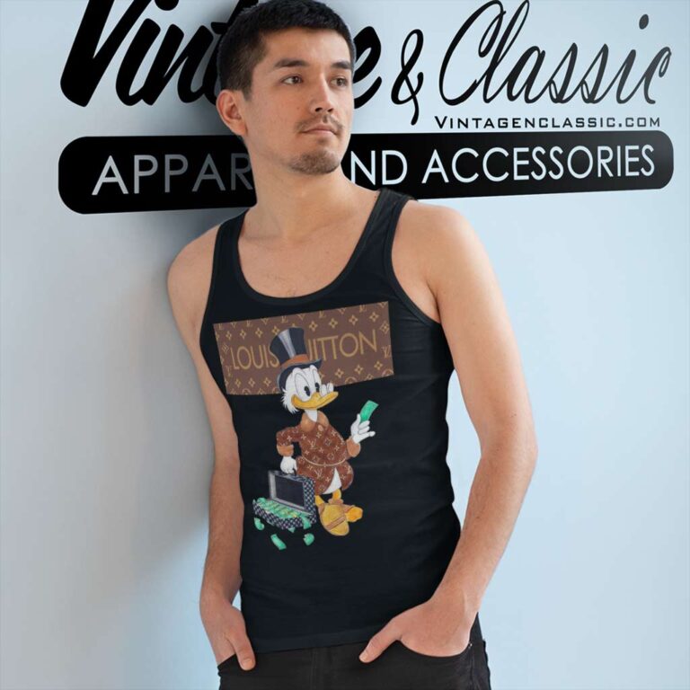 Louis Vuitton Donald Duck Tank Top Racerback Louis Vuitton Donald Duck Tank Top Racerback