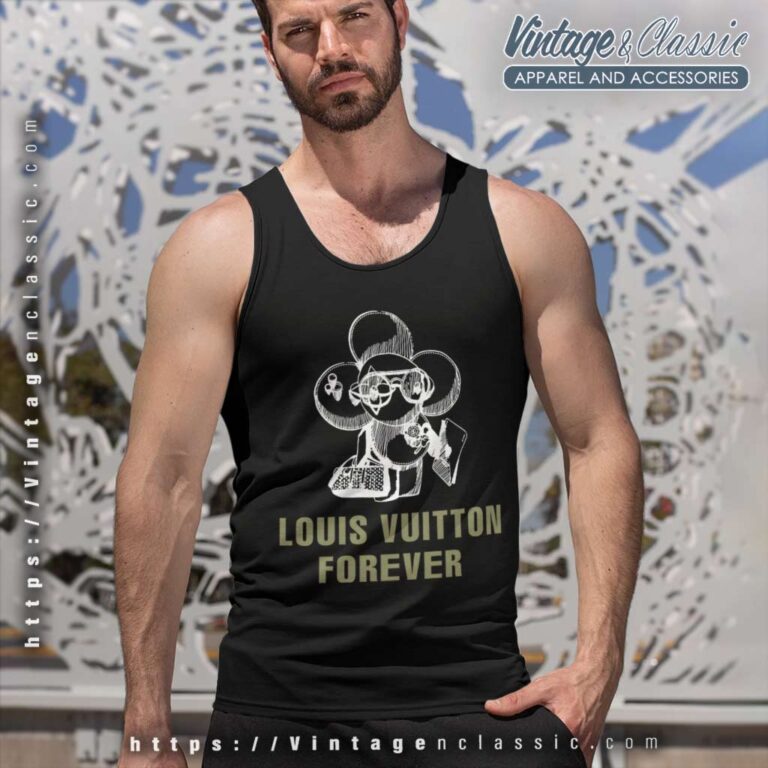 Louis Vuitton Forever Bearbrick Tank Top Racerback Louis Vuitton Forever Bearbrick Tank Top Racerback