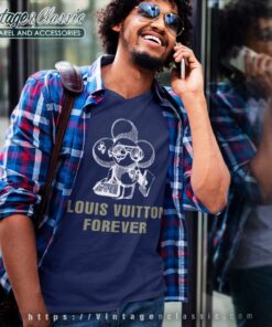 Louis Vuitton Forever Bearbrick V Neck TShirt