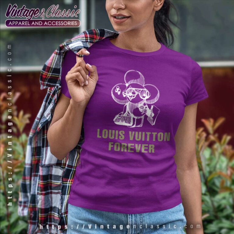 Louis Vuitton Forever Bearbrick Women TShirt Louis Vuitton Forever Bearbrick Women TShirt
