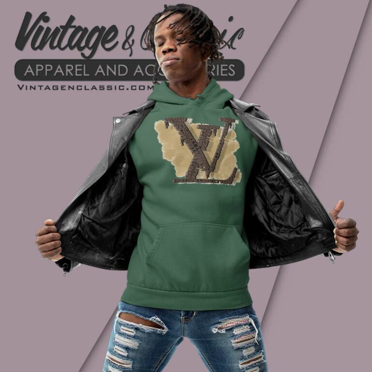 Louis Vuitton Logo Melt Shirt Hoodie Louis Vuitton Logo Melt Shirt Hoodie