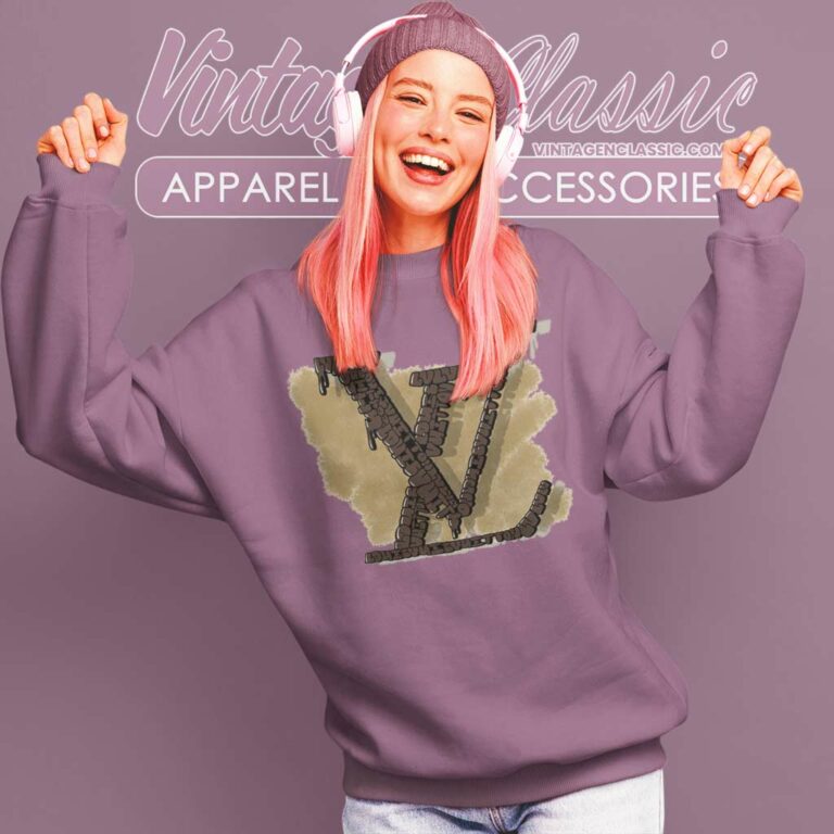 Louis Vuitton Logo Melt Shirt Sweatshirt Louis Vuitton Logo Melt Shirt Sweatshirt