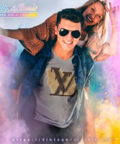 Louis Vuitton Logo Melt Shirt V Neck TShirt