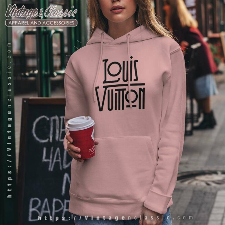 Louis Vuitton Logo Signature Shirt Hoodie Louis Vuitton Logo Signature Shirt Hoodie