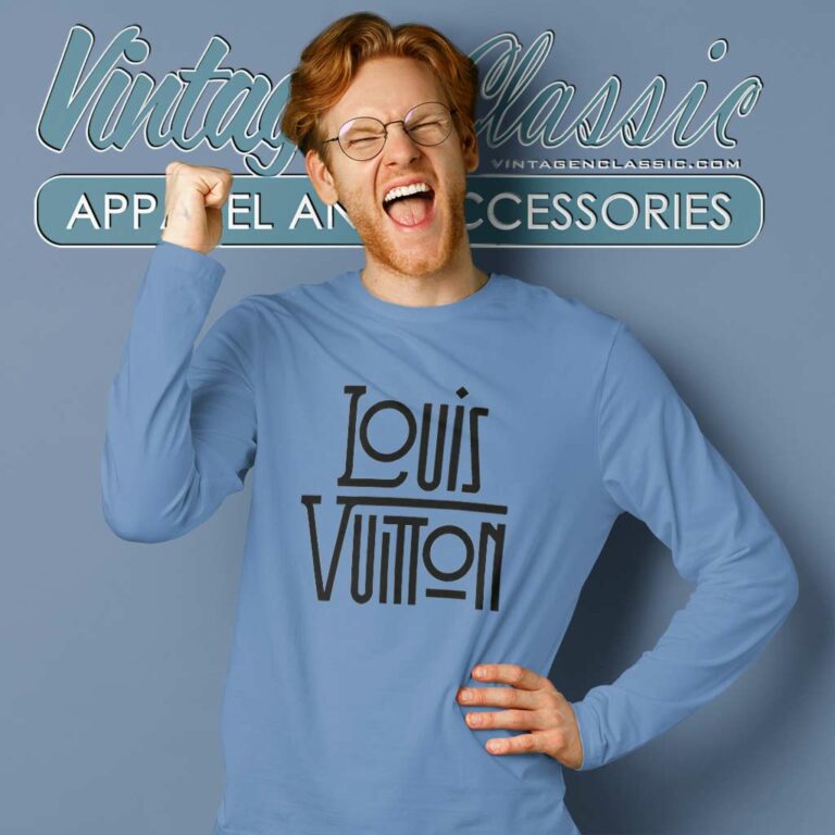 Louis Vuitton Logo Signature Shirt Long Sleeve Tee Louis Vuitton Logo Signature Shirt Long Sleeve Tee
