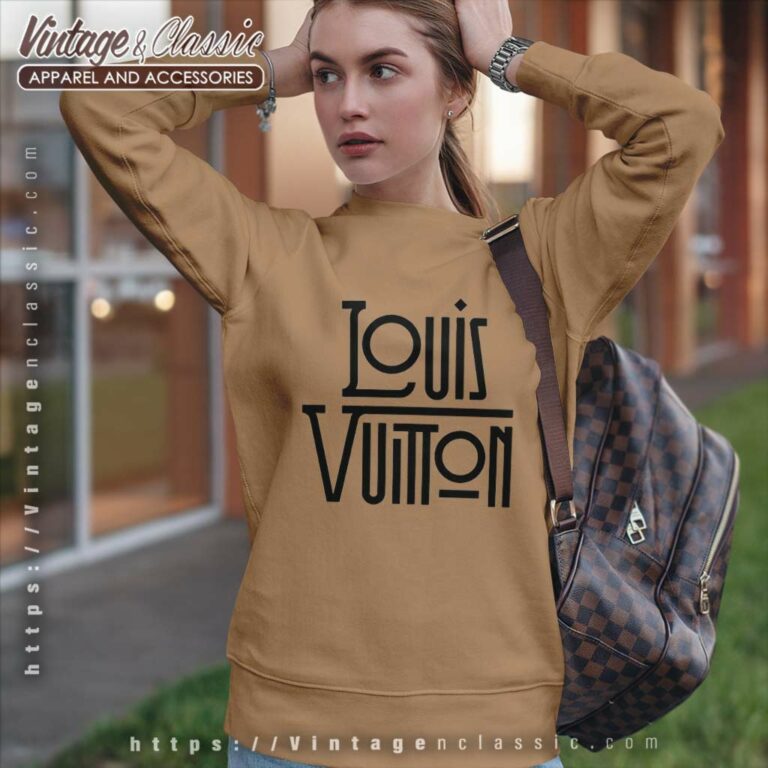 Louis Vuitton Logo Signature Shirt Sweatshirt Louis Vuitton Logo Signature Shirt Sweatshirt