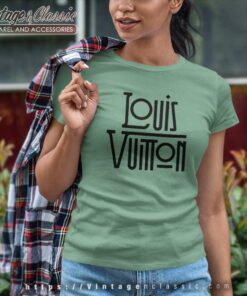 Louis Vuitton Logo Signature Shirt Women TShirt