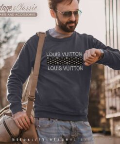 Louis Vuitton Logo Pattern Sweatshirt