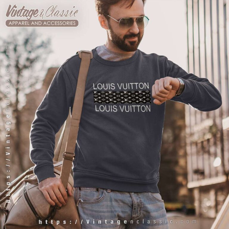 Louis Vuitton Logo Pattern Sweatshirt Louis Vuitton Logo Pattern Sweatshirt
