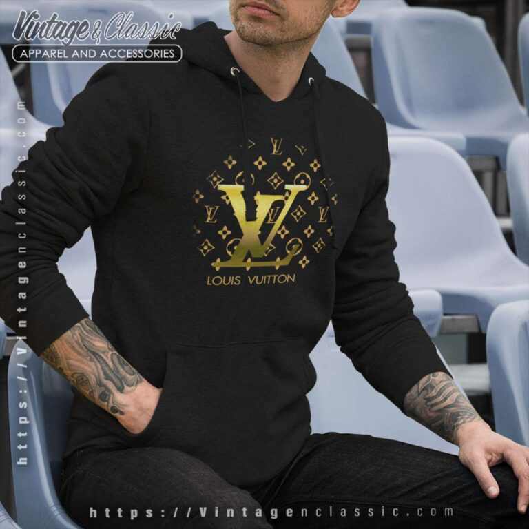 Louis Vuitton Seamless Pattern Hoodie Louis Vuitton Seamless Pattern Hoodie