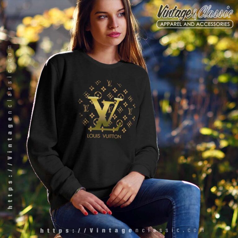 Louis Vuitton Seamless Pattern Sweatshirt Louis Vuitton Seamless Pattern Sweatshirt